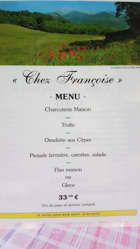 Restaurant Chez Françoise - Menu Image 2