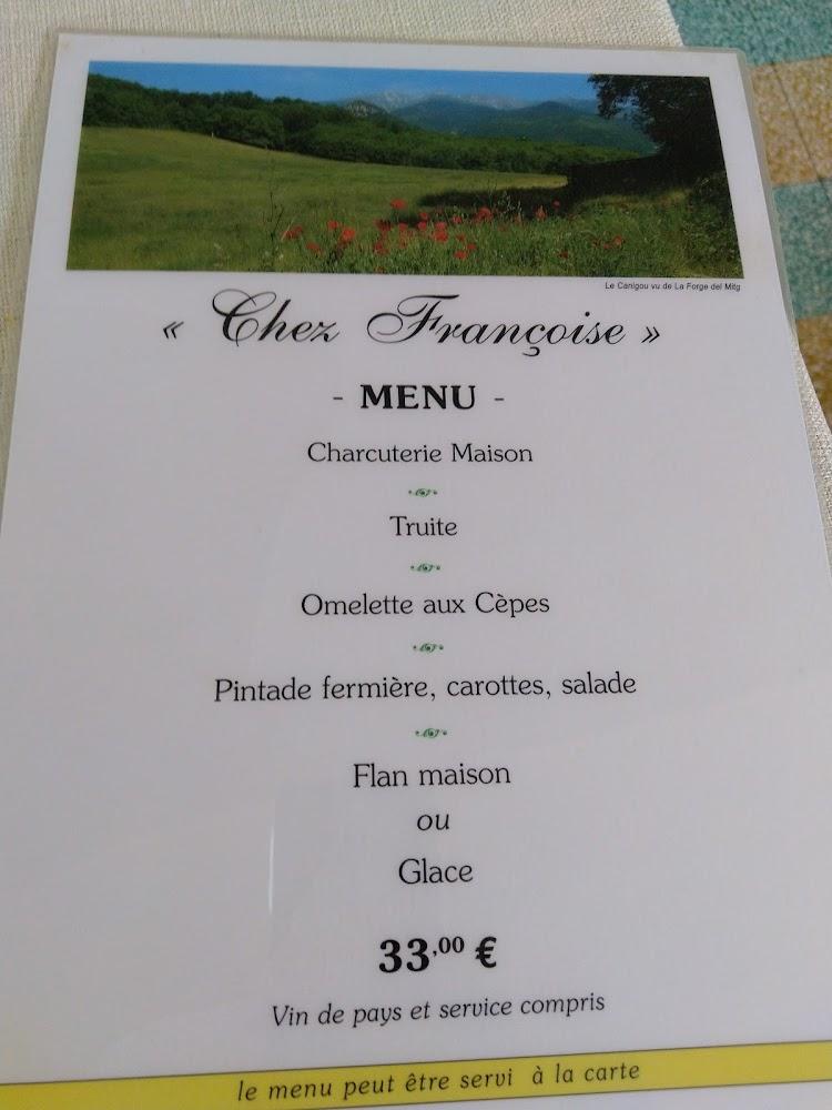 Restaurant Chez Françoise - Menu Image 4